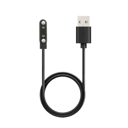 2 Pin 4.0-12.3 Opposite Smart Watch Charger Cable Black IMILAB / KW66