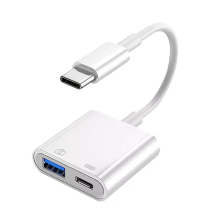 Coteetci 33017 USB-C OTG 2 in 1 Adapter