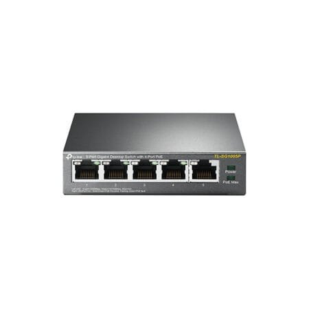 Tp-Link 5-Port Gigabit Desktop Switch with 4-Port PoE (TL-SG1005P)