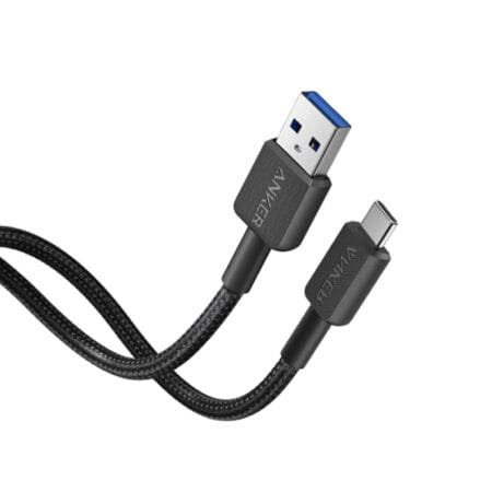 Anker A81H5P21 322 USB-A To USB-C Cable 3ft Braided Cable 0.9m
