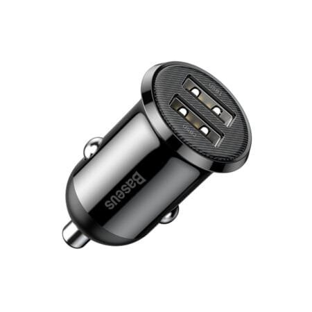 BASEUS Grain Pro Car Charger (Dual USB 4.8A) CCALLP-02