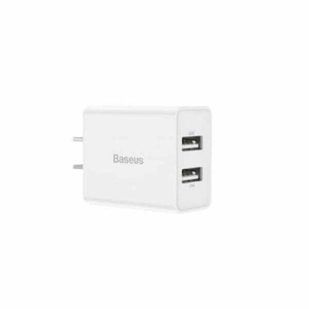 BASEUS Speed Mini Dual U Charger 10.5W (CN) White CCFS-M02