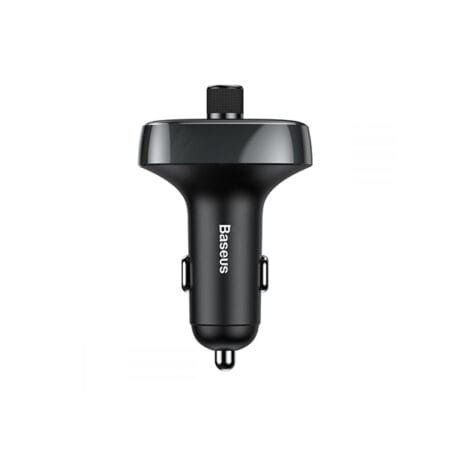 BASEUS T Typed Bluetooth MP3 Charger With Car Holder Black CCALL-TM01