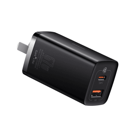 Baseus GaN3 Lite 67W C+U Fast Charger Black CCGL000001