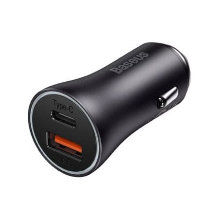 Baseus Golden Contactor Max car charger USB + USB-C 60W - CGJM000113