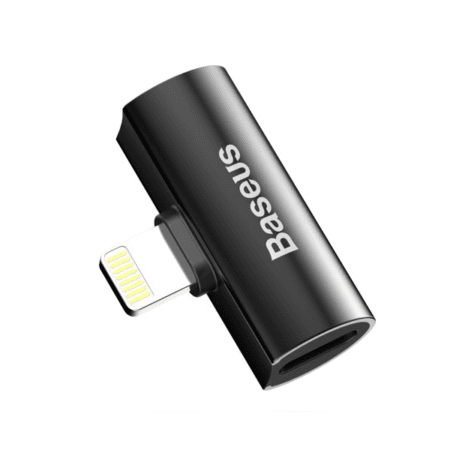 Baseus L46 Audio Converter Adapter from Lightning 2 female connector CAL46-01