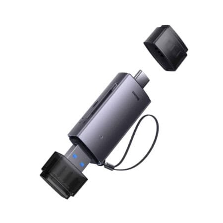 Baseus WKQX060113 Lite Series USB-A & Type-C to SD/TF Card Reader