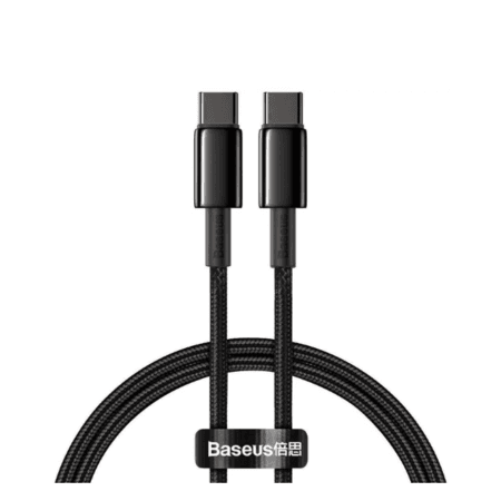 Baseus Cable Tungsten Gold Cable Type-C To Type-C 100W 1m - CATWJ-01