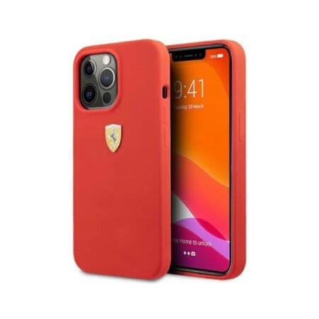 Ferrari Scuderia Case iPhone 13 Pro 6,1" Red Hardcase Silicone