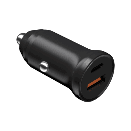 Devia Smart Series 20W Mini PD + QC3.0 Car Charger Black EA192