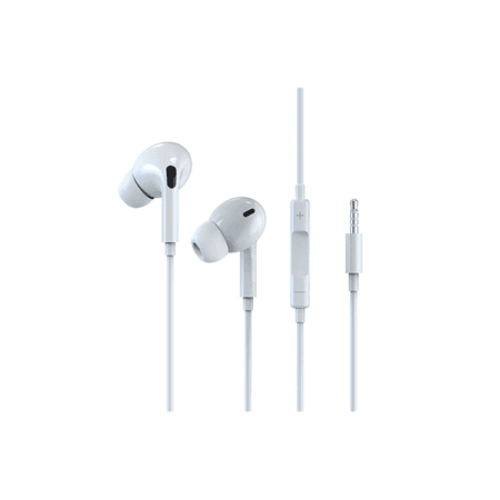 Devia Smart Series Stereo 3.5Mm Wired Earphone White EM027