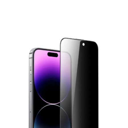 Green Lion 9H Steve Privacy Screen Protector for iPhone 15 Series - Black