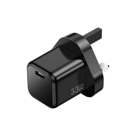 Green Lion Mini Pro Fast PD GaN Charger 33W UK - Black – GN33WMINIBK