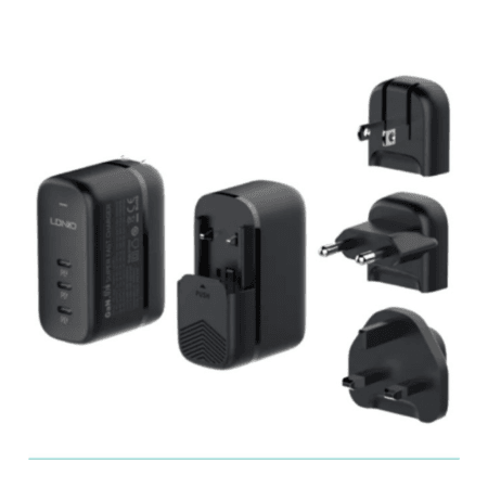 LDNIO Q367 65W Gan Super Fast Charger Three Ports With Type-C To C Cable