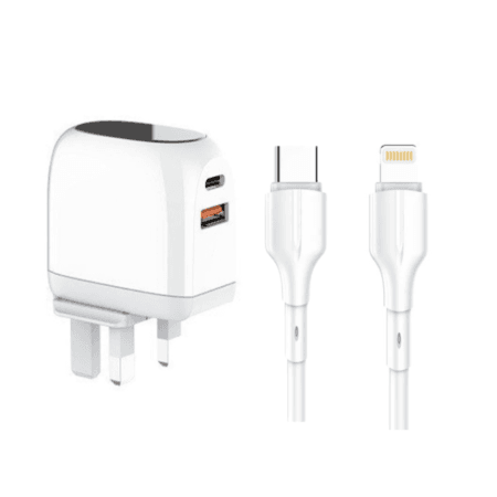 LDNIO A2522C 30W Type-C to Lightning Super Chargeable Plug Charger