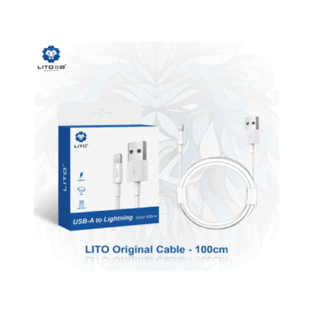LITO 100cm USB To Lightning Cable Power Line For IPhone Airpod Ipad