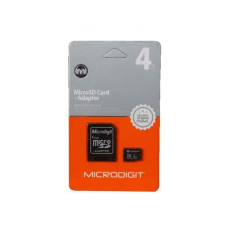 Microdigit MicroSD Memory Card 4GB