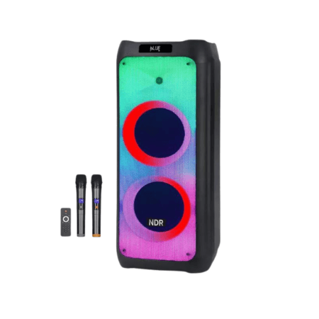 NDR-1608 Double 8" Stereo Sound Rechargeable Speaker