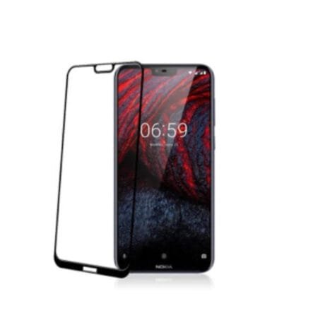Nokia 6.1 Plus Full Glue Tempered Glass Screen Protector