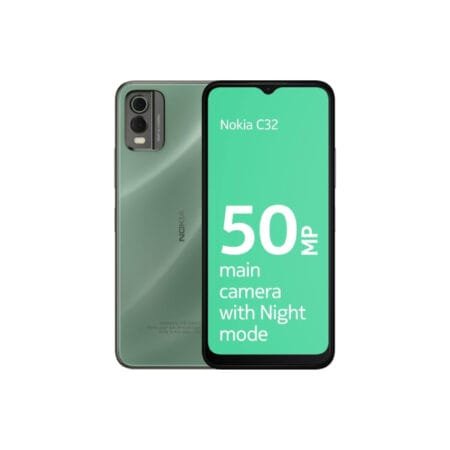 Nokia C32 4GB RAM 128GB Phone - Green