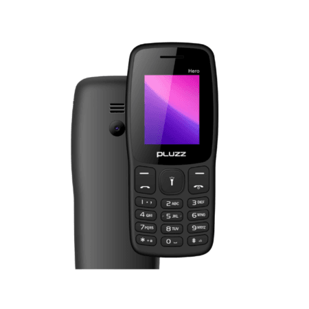 Pluzz Hero Button Phone - Black
