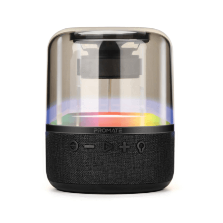 Promate Glitz-L HD LumiSound® 360° Surround Sound Speaker Black 10W