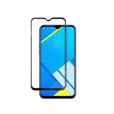 Realme C2s Full Glue Tempered Glass Screen Protector