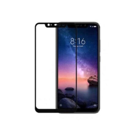Redmi Note 6 Full Glue Tempered Glass Screen Protector