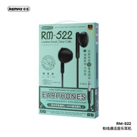Remax RM-522 AUX 3.5mm Wired Call Music Headset