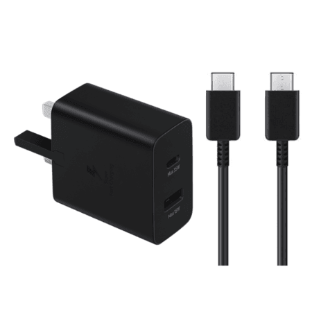 Samsung 35W PD Adapter USB-C USB-A And Type-C To C Cable - CN Version