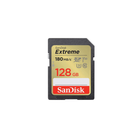 SanDisk Extreme 128GB 180MBS SDXC Memory Card