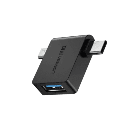 UGREEN 30453 2-in-1 USB-C Micro USB OTG Adapter