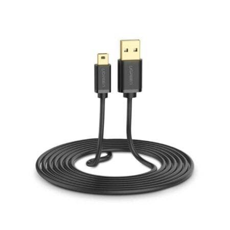 Ugreen 10385 1.5m USB-A Male to 5Pin Mini-USB Male Data Transmission Cord Charging Cable