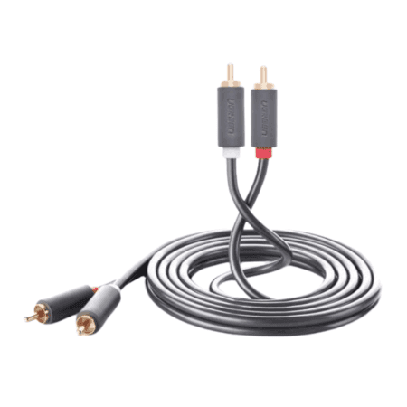Ugreen 10519 2RCA Male To 2RCA Male Cable 3m - Black