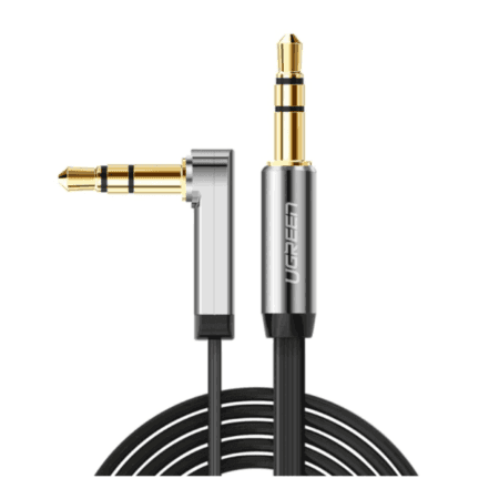 Ugreen 10729 3.5mm Male To 3.5mm Male Flat Cable 5m - Black