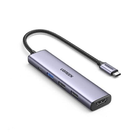 Ugreen 15495 Revodok 100W PD 5-in-1 4K @ 60Hz Type-C Hub Adapter