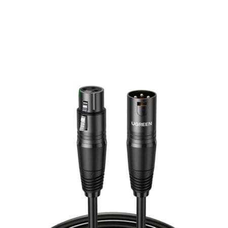 Ugreen 20711 Cannon Male To Female Microphone Extension Audio Cable 3m - Black