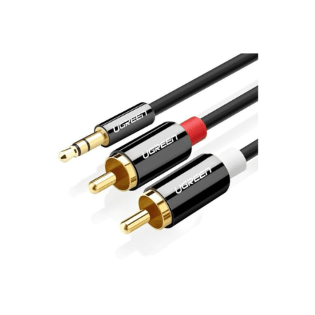 Ugreen 10583 3.5mm Male To 2 RCA Male Cable 1.5m