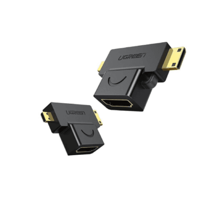 Ugreen Micro HDMI+Mini HDMI Male to HDMI Female Adapter (20144)