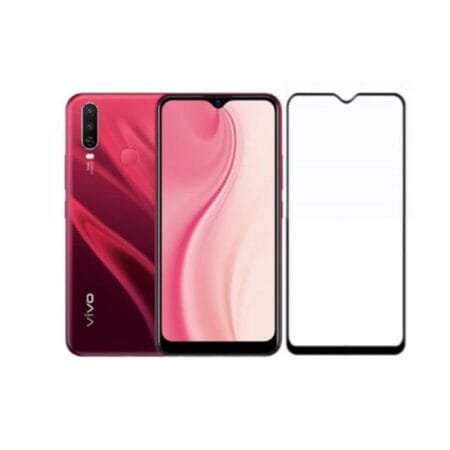 Vivo Y3s Full Glue Tempered Glass Screen Protector