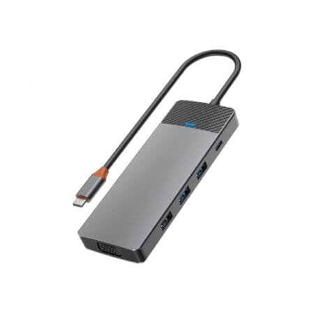 Wiwu Linker A921HV 9 In 1 USB-C Hub - Grey