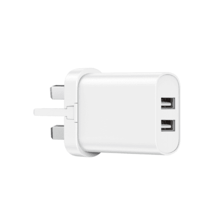Wiwu Wi-U003 Quick USB Dual Port Fast Charger 3Pin
