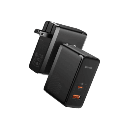 Baseus GaN5 Pro Fast Charger C+U 100W US (With Mini Cable Type-C to Type-C 100W(20V/5A) 1m)